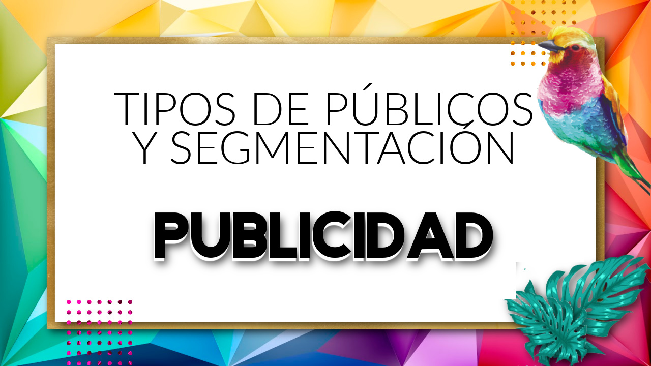 TIPOS DE PUBLICO Y SEGMENTACIÓN